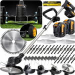 Akutoitel trimmer Majster Pro MP-0416, 2 akuga