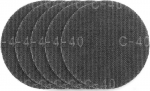 Lihvimisrest Velcroga 180mm K40, 5 tk.