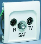 Pistikupesa antennile R-tv-sat Simon Basic 10db valge
