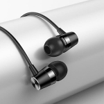 Usams Ep-42 juhtmega k&otilde;rvaklapid 3,5 mm, must