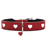 Koera kaelarihm Hunter Love M 41-49 cm Punane