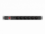 Lanberg Pdu 19" 1u 6x Pl 2m C14 toitejuhe