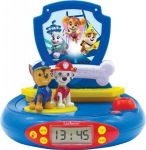 LEXIBOOK - PAT PATROUILLE - Radio Child Alarm Clock with Projections Images