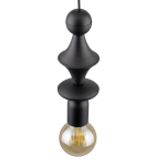 Tk Lighting 10871 Tower rippvalgusti, 1x27, must