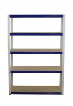 Metallist riiul Helios 180x150x50 cm, 5 riiulit, 275 kg/riiul