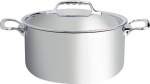 De Buyer pott Affinity Saucepot Stainless Steel with lid 20cm