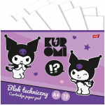 Blok tehniline A4, 10 lehte, Kuromi, 190 g/m&sup2;