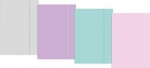 Pastelne A5+ kummipaelaga mapp (10 tk.)