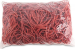 Punased kummipaelad 1 kg, 80 mm x 3 mm, eriti tugevad