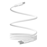 Puro Magnetic 10w Usb-a - Usb-c 1m valge kaabel