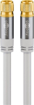 Goobay Sat-antenni kaabel F pistik / F pistik 3m valge