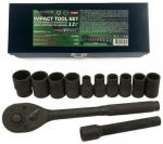 Rockforce 12 tk. l&ouml;&ouml;gipesade komplekt 1/2", 12 nurka, 10-24mm