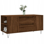 Pruunist tammepuidust diivanilaud, 102x44,5x50 cm