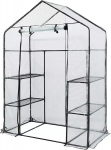 Kasvuhoone 143x73x195 cm, Pvc kile, metallkarkass