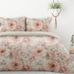 Voodipesukomplekt Eurofirany D91/POS/FLORINA mikrofiiber 220x200 hall botaaniline