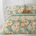 Voodipesukomplekt Eurofirany POS/HOME/02 Mikrokiud 160x200 Roheline Botaaniline