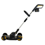 Aiahooldust&ouml;&ouml;riistade komplekt 3 &uuml;hes (trimmer, muruniiduk, muruserva l&otilde;ikur), 18 V