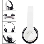 Juhtmevabad m&auml;nguk&otilde;rvaklapid P47, Bluetooth 5.0, valged