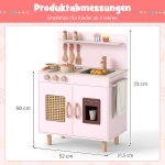 Costway laste m&auml;nguk&ouml;&ouml;k hoiuruumi, roosa