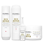 Goldwell Dualsenses Rich Repair Shampoo 250ml + Conditioner 200ml + 60s Treatment 200ml + Serum 18ml