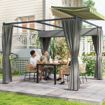 Pergola, 300x300x227 cm, Helehall, Metall