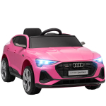 Elektriline s&otilde;iduauto, Audi E-tron, 108x60x47 cm, roosa, plast