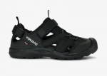 Vabaajajalatsid Viking Product, kinnise ninaga, mustad, tekstiilist, Velcro pannalkinnitusega