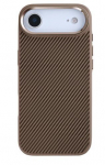 Rixus Mag Carbon With MagSafe Telefoni&uuml;mbris Apple iPhone 17 Air Brown