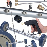 Asendusosa survepesuri komplekt Karcher K2&ndash;K7 jaoks &ndash; 4 d&uuml;&uuml;si, 300 bar, Click Connect + M22 adapter