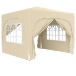Paviljon 3x3 m, veekindel, UV50+, h&uuml;pik, 4 seina, kokkupandav