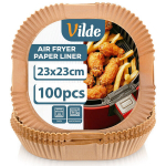 Air Fryer rasvavaba frit&uuml;&uuml;risegu paber ruudukujuline 23x23 cm 100 tk Orion