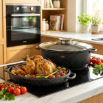 Pannid graniit kaanega 3in1 GRANITICA 8+32 l 39x265x18 cm Orion