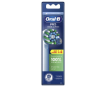 Elektrilise hambaharja otsik Elektrilise hambaharja vahetatavad harjapead Oral-B Cross Action, valged, 4-pakk, &uuml;hilduvad Oral-B Vitality&rsquo;ga