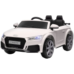 Laste elektriauto Audi TT RS, LED, USB, 3 km/h, valge