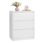 Kummut 40x60x75 cm Valge puitlaastplaat