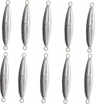 Kalastusraskused, torpedo, 30g, topelt r&otilde;ngas, 10 tk