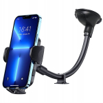 Telefonihoidja Autotelefoni hoidik esiklaasile ja armatuurlauale, reguleeritav, Automobilinis laikiklis telefonui stiklui ir prietaisų skydeliui reguliuojamas