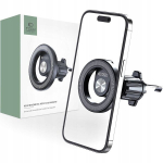 Telefonihoidja Magnetiline telefonihoidik autosse kinnitamiseks ventilatsiooniv&otilde;re k&uuml;lge, Automobilinis laikiklis telefonui magnetinis ventiliacijos grotelių tvirtinimui