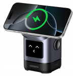 Juhtmevaba laadija 2-&uuml;hes 25W telefoni k&otilde;rvaklappidele USB-C
