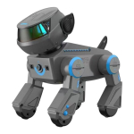 Laste robotkoer &ndash; nutikas interaktiivne robotkutsikas Bluetoothi, puutesensorite, tantsutrikkide ja LED-silmadega &ndash; ideaalne kingitus poistele ja t&uuml;drukutele (hall)