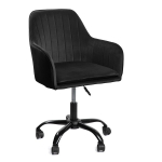 Veluurp&ouml;&ouml;rdtool Teill, 55 x 54,5 x 80-90 cm, must