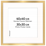 Kuldne fotoraam HEN PASS Z 40x40 cm passepartoutiga (30x30 cm)