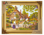 Kanvaa pildiga - tikkimiskomplekt, 30x22cm, Collection D'Art, 6278K