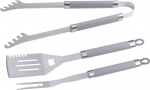 Grillitarvikute ja -riistade komplekt terasest 3 tk., 43 cm
