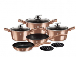 Berlinger Haus k&ouml;&ouml;gitarvete komplekt Metallic Line Rose Gold Edition, 10 osa