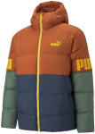 Meeste jope Puma Power Hoode Down Puff Orange Green Blue 849335 64 849335 64/M