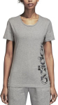 Pluus Adidas AOP Linear Tee Grey Heather DJ1600/XS