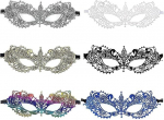 Ynr pitsilised maskeraadimaskid, 6 tk