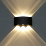 Siseruumidesse paigaldatav LED-seinavalgusti &uuml;les/alla 6W, 1 tk.