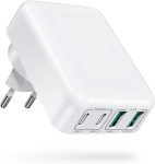 USB-laadija Apple'ile ja Samsungile, 2C+2A
